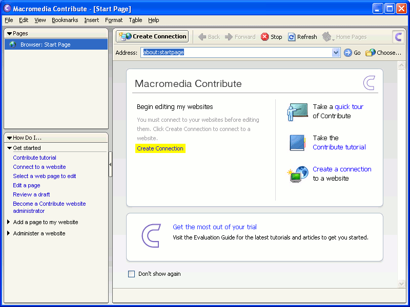 screen shot