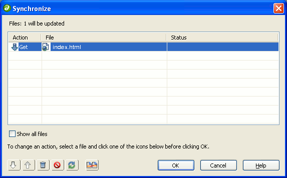 screen shot