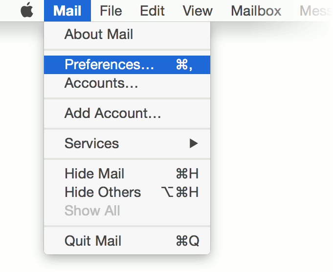 Mail Preferences