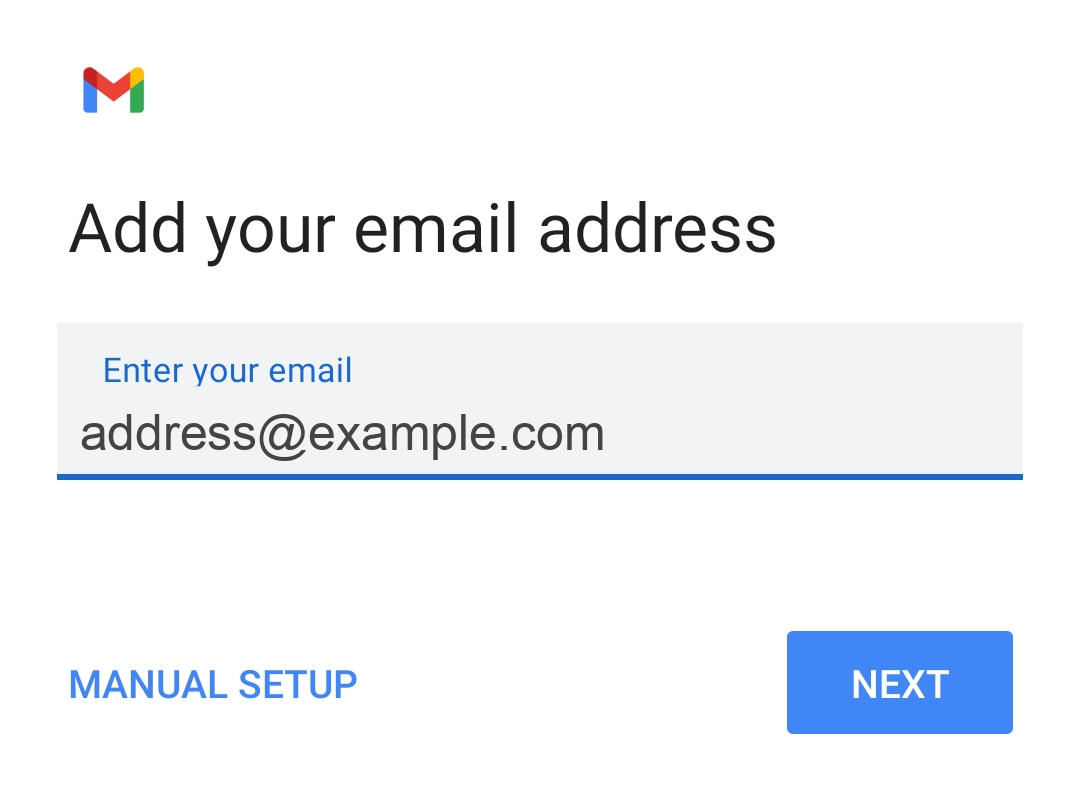 Gmail Android email address