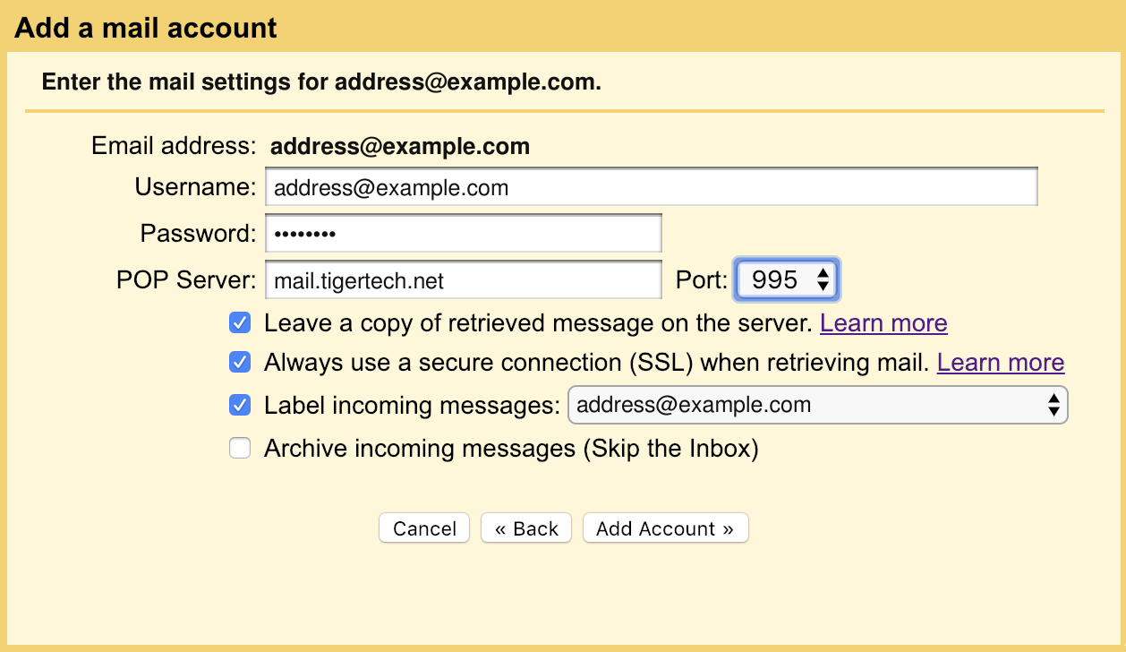 Gmail interface screenshot