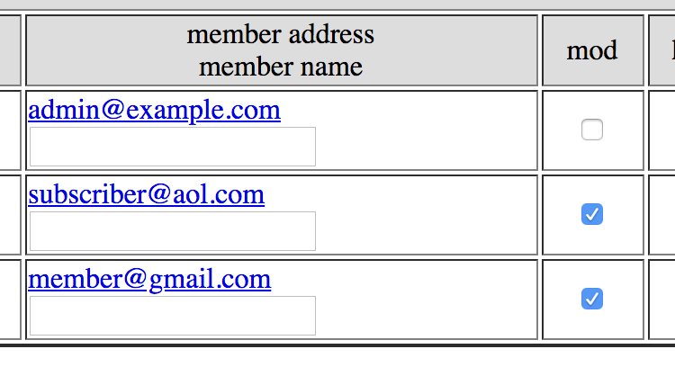 Mailman's mod checkbox