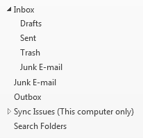 Duplicate folders in Outlook 2013