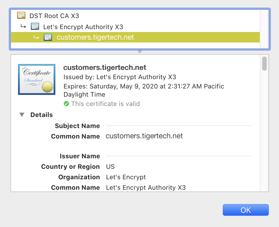 SSL certificate Common Name
