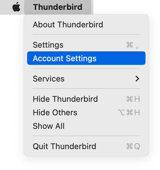 Mozilla Thunderbird screenshot 1